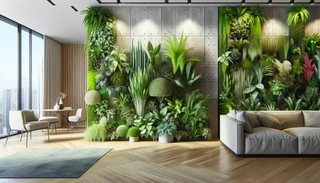 Plantas que Prosperam em Jardins Verticais dentro de Casa